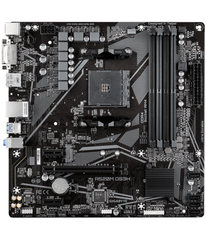 Motherboard GIGABYTE A520M-DS3H V2, Socket AM4