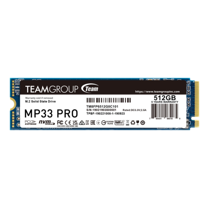 TEAM SSD MP33 PRO 512 M2 PCI-E