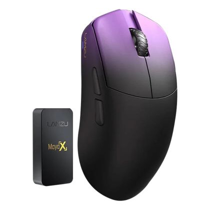 Lamzu професионална геймърска мишка MAYA X 8K - Wireless Gaming Mouse - Purple Shadow