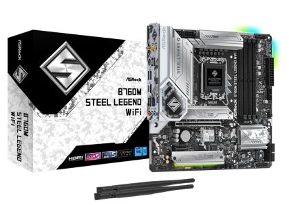 Placa de baza Wi-Fi Asrock B760M Steel Legend