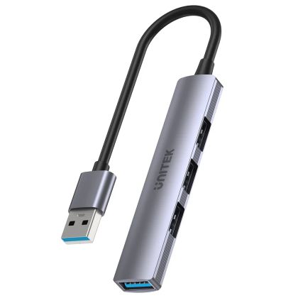 Unitek хъб USB3.0/2.0 HUB 4 port uHUB Q4 - USB-A input - USB3.0 x 1, USB2.0 x 3 - H1208A