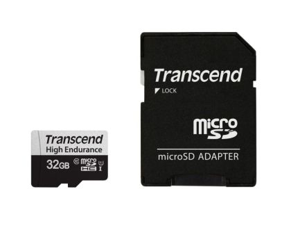 Памет Transcend 32GB micro SD w/ adapter U1, High Endurance