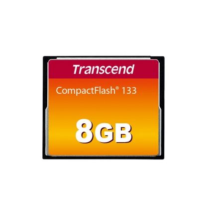 Памет Transcend 8GB, CF Card, MLC, 133X