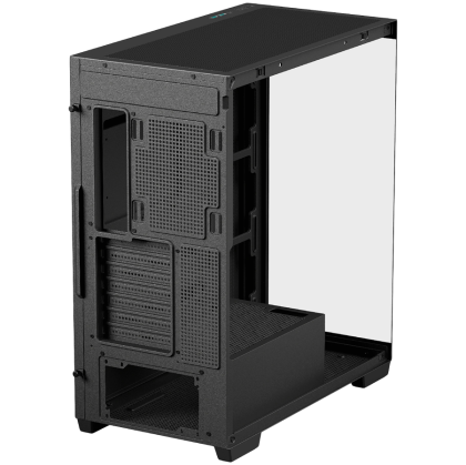 DeepCool CG580, Mid Tower, Mini-ITX/Micro-ATX/ATX, Rear Connector support, 2xUSB3.0, 1xAudio, Tempered Glass, Mesh Panel, Black, R-CG580-BKNDA0-G-1