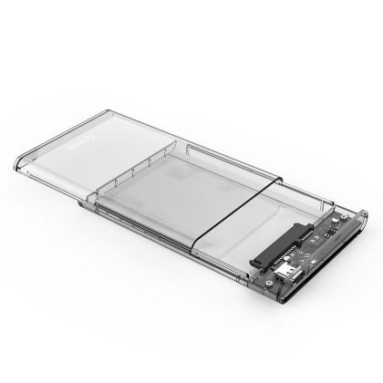 Orico външна кутия за диск Storage - Case - 2.5 inch 10Gbps Type-C Transparent - 2139C3-G2-CR-EP