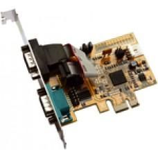 Controler ESTILLO PCI-Express 2x Port serial dublu RS-232 și 1x Port paralel