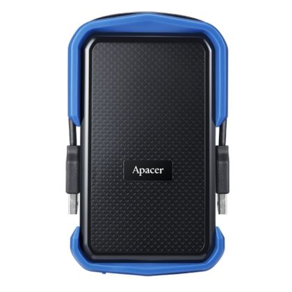 Apacer Portable Hard Drive AC631 2TB USB 3.2 Gen 1, Military-Grade, Shockproof, Black