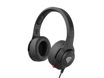 Headphones Genesis Headset Argon 600 With Microphone Adapter Black