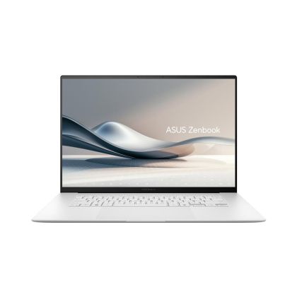 Laptop Asus S Zenbook UM5606WA-RJ126X Procesor AMD Ryzen AI 9 HX 370 2,0 GHz (cache de 36 MB, până la 5,1 GHz, 12 nuclee, 24 fire), OLED 16 inchi (WQ+) 2880X1800, LBDDR, 132 GB SSD de 2 TB, grafică AMD Radeon, Windows 11, alb