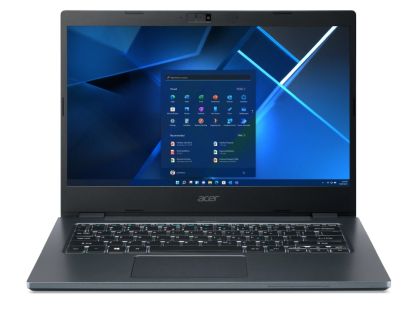 Laptop Acer Travelmate TMP413-51-TCO-53R7, Core i5-1335U, (3.4GHz up to 4.60Ghz, 12MB), 13.3" IPS (WUXGA 1920 x 1200), 1*16GB LPDDR5, 512GB PCIe NVMe SSD, Intel UMA, HD camera with shutter + mic, TPM 2.0, FPR, Wi-Fi 6E, BT, KB, Win 11 Pro, Blue Metal, 3Y