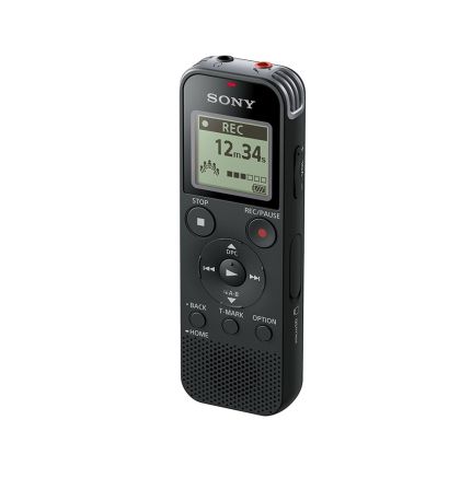 Voice recorder Sony ICD-PX470, 4GB, stereo, Memory card slot micro SD, Direct USB, black