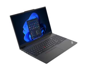 Laptop Lenovo ThinkPad E16 G2 Intel Core Ultra 7 155H (up to 4.8GHz, 24MB), 32GB(16+16) DDR5-5600, 1TB SSD, 16" WUXGA (1920x1200) IPS AG, Intel Arc Graphics, FHD&IR Cam, Backlit KB , Black, WLAN, BT, 3cell, FPR, DOS, 3Y Onsite