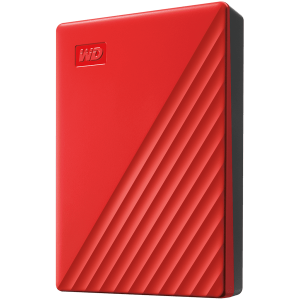 HDD Harici WD My Passport (4 TB, USB 3.2) Kırmızı