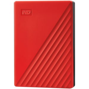 HDD Harici WD My Passport (4 TB, USB 3.2) Kırmızı
