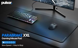 Pulsar Gaming Mousepad ParaBrake V2 Mouse Pad XXL Black - 900 x 400 mm