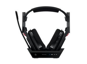 Logitech Astro A50 Lightspeed безжични слушалки със станция , черни