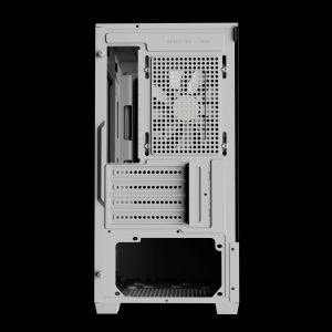 Gamdias Case mATX - AURA GC9M White - 3 x 120 mm A-RGB, Tempered Glass