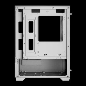 Gamdias Case mATX - AURA GC9M White - 3 x 120 mm A-RGB, Tempered Glass