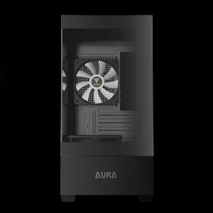 Gamdias Case mATX - AURA GC9M - 3 x 120 mm A-RGB, Tempered Glass