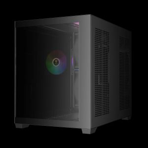 Gamdias Case mATX - AURA GC10M - 3 x 120 mm A-RGB, Tempered Glass