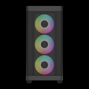 Gamdias Case E-ATX - ATHENA M3 Black - USB-C, 4 x 120 mm A-RGB, Mesh, Tempered Glass