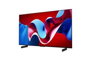 Televizor LG OLED42C41LA, 42 inchi UHD OLED evo, 4K (3840 x 2160), DVB-C/T2/S2, ecran complet cinema, Alpha 9 AI 4K Gen7, 144 Hz, ThinQ AI, HDR10, VRR, NVIDIA G-SYNC, AMD FreeSync, Dolby Vision, Dolby Atmos, Wi-Fi, Bluetooth, HDMI, USB, Airplay 2, Multi V