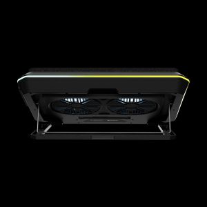 Gamdias Gaming Notebook Cooler 19" - AETHER P1 - USB-C/A Hub, RGB, Phone Stand