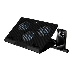 Gamdias Gaming Notebook Cooler 19" - AETHER E1 - USB Hub, Phone Stand