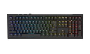 Ducky Professional Gaming Mechanical Keyboard One X Wireless Black - Ducky AI Switches [Linear], Bluetooth, 2.4G