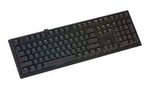Ducky Professional Gaming Mechanical Keyboard One X Wireless Black - Ducky AI Switches [Linear], Bluetooth, 2.4G