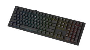 Ducky Professional Gaming Mechanical Keyboard One X Wireless Black - Ducky AI Switches [Linear], Bluetooth, 2.4G