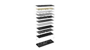 Ducky Professional Gaming Mechanical Keyboard One X Wireless Black - Ducky AI Switches [Linear], Bluetooth, 2.4G