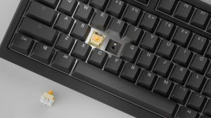 Ducky Professional Gaming Mechanical Keyboard One X Wireless Black - Ducky AI Switches [Linear], Bluetooth, 2.4G