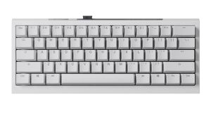 Ducky професионална геймърска механична клавиатура Professional Gaming Mechanical Keyboard One X Mini Wireless White - Ducky AI Switches [Linear], Bluetooth