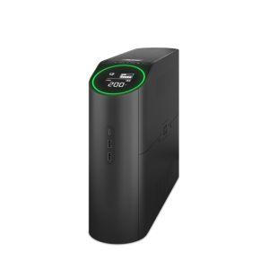 UPS neîntreruptibil APC Back-UPS Pro 2200VA pentru jocuri, 230V, sinusoidal pur, LCD, negru, Schuko