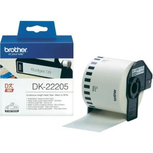 Hârtie BROTHER P-Touch DK-22205 cu lungime continuă 62 mm x 30,48 m