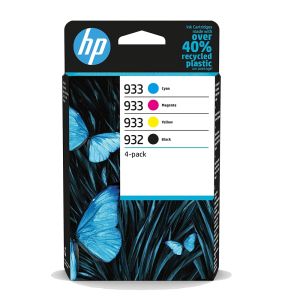 Consumable HP 932 Black / 933 CMY Original Ink Cartridge 4-Pack