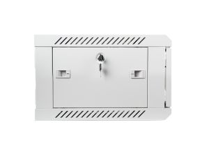 Комуникационен шкаф Lanberg rack cabinet 19" wall-mount 4U / 600x450 for self-assembly (flat pack), grey
