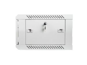 Комуникационен шкаф Lanberg rack cabinet 19" wall-mount 4U / 600x450 for self-assembly (flat pack), grey