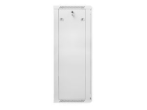 Комуникационен шкаф Lanberg rack cabinet 19" wall-mount 27U / 600x450 for self-assembly (flat pack), grey
