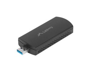 Адаптер Lanberg USB adapter wireless network card nc-3000-wi ax3000 tri-band 2x internal antennas