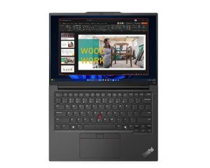 Laptop Lenovo ThinkPad E14 G6 Intel Core Ultra 5 125U (up to 4.3GHz, 12MB), 16GB DDR5 5600, 512GB SSD, 14" WUXGA (1920x1200) IPS AG, Intel Graphics, FHD&IR Cam, Backlit KB, Black, WLAN, BT, 3 cell, FPR, DOS, 3Y Onsite