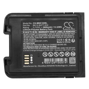 Camera Battery for  barcode scanner M3 Mobile BK10 LiPo  3.7V 3600mAh Cameron Sino