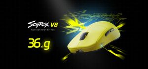 Scyrox V8 Yellow - Wireless Gaming Mouse - 8K Polling Rate