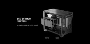 1stPlayer кутия Case mATX - UV6 Black