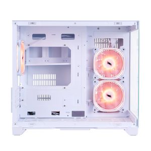 1stPlayer кутия Case mATX - MV6-TP White - 3 fans included