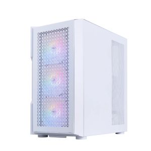 1stPlayer кутия Case ATX - TRILOBITE T7 White - 4 fans included