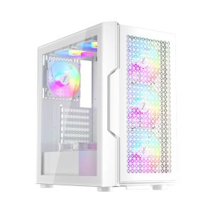 1stPlayer кутия Case ATX - TRILOBITE T7 White - 4 fans included