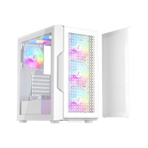 1stPlayer кутия Case ATX - TRILOBITE T7 White - 4 fans included