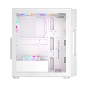 1stPlayer кутия Case ATX - TRILOBITE T7 White - 4 fans included